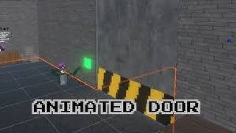 How to add a sliding door to your gorilla tag fan game