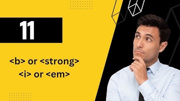 Lec 11 - b vs strong and i vs em