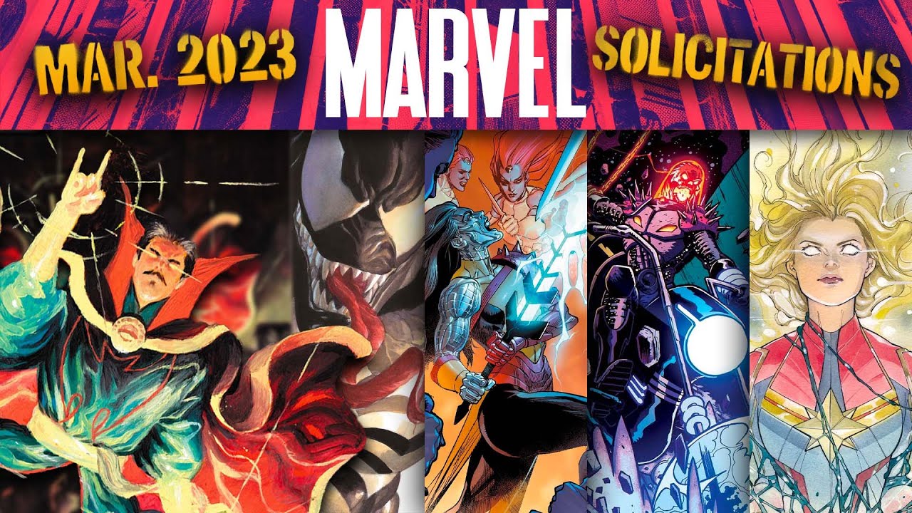 Marvel Solicitations March 2023 YouTube