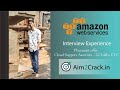 Amazon aws interview experience | cloud support associate|22LPA|Online drive|placement#10| Aim2crack