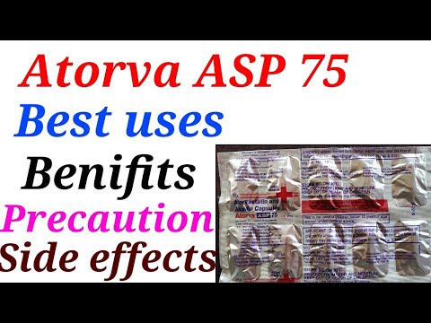 Video Atorva asp 75 capsule best uses benifits precaution... - youtube