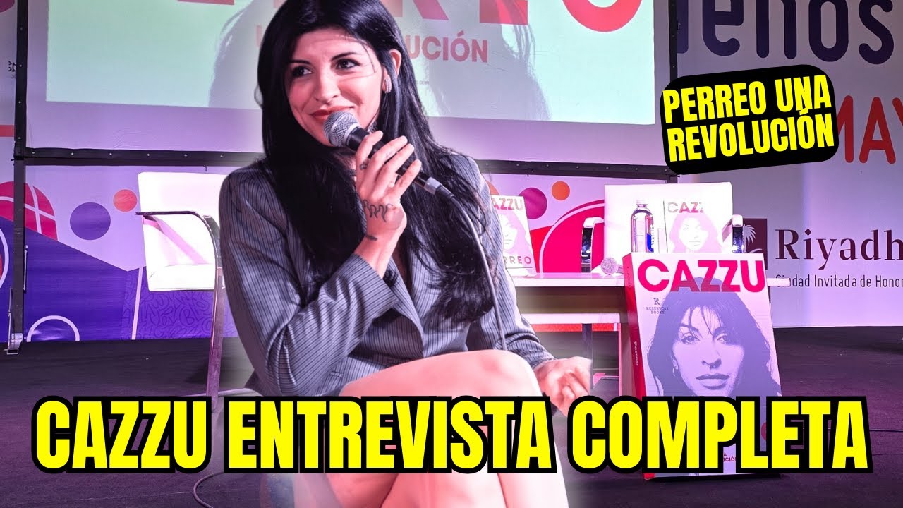 CAZZU ENTREVISTA COMPLETA en LA FERIA DEL LIBRO