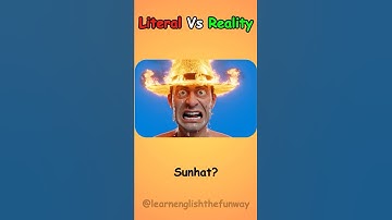 Literal Vs Reality English Compound Words | 178