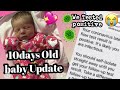 10 day old baby update| we tested positive for covid 🦠😭