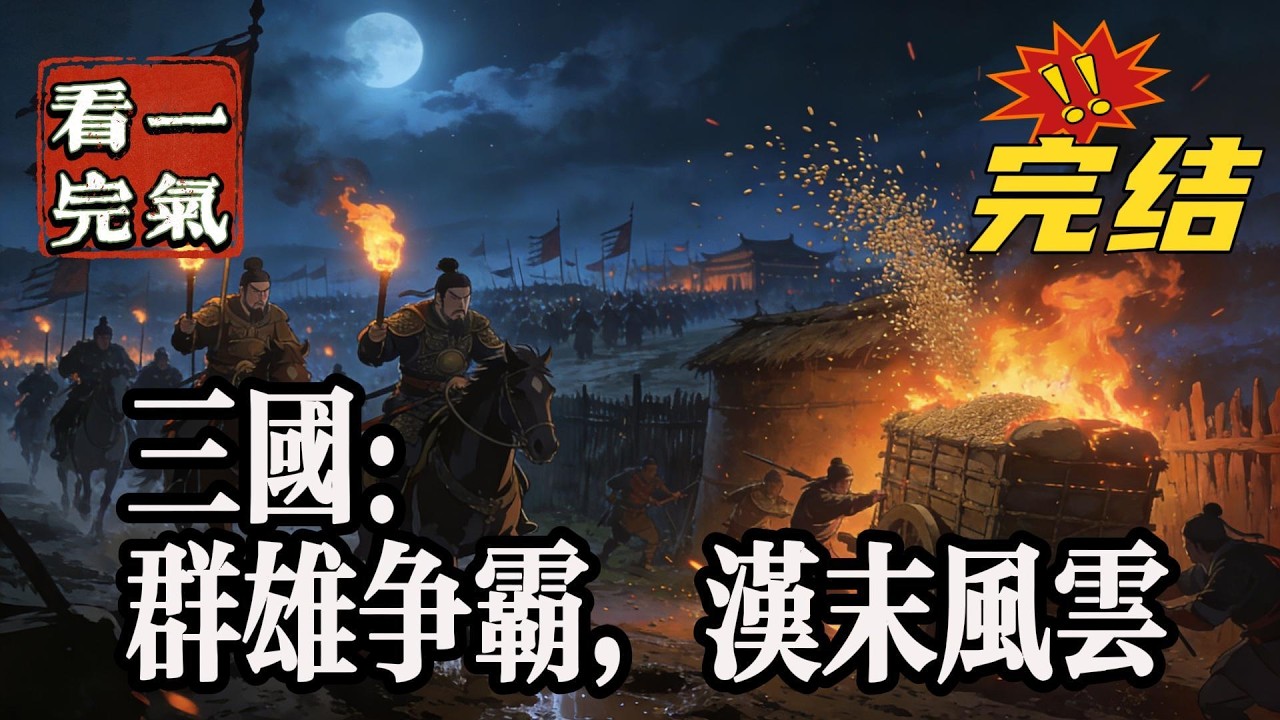 💥💥💥完结！《三国：群雄争霸，汉末风云》在不久的将来，穿越者刘伯温与跨时代秦始皇的君临，与三国时代各群雄将产生如何的碰撞？敬请期待！群雄争霸！#三国 #漫画解说#穿越#有声漫画#爽文