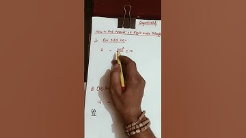 Right angle triangle|Triple tricks of odd number|Vedic maths|SagarWorld