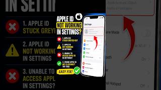 Unable to Access Apple ID in Settings? Easy Guide