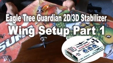 Eagle Tree Guardian 2D/3D Stabilizer Wing Setup Part 1