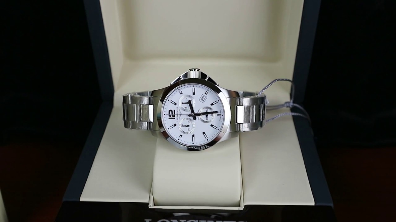 Longines Conquest Chrono Quartz 36mm - YouTube