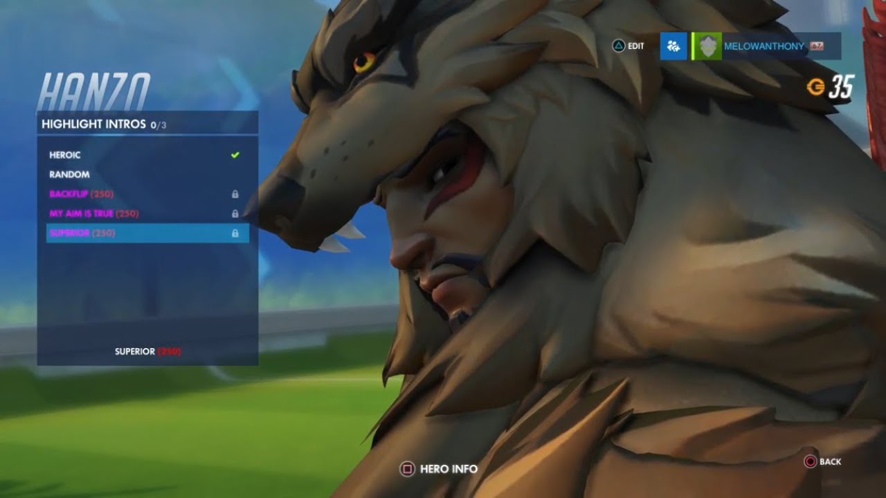 Overwatch Skin Spotlight - Hanzo ( Lone Wolf  )