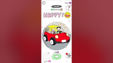 Draw Happy Puzzle: Brain Apps Level 91 to 100 Walkthrough