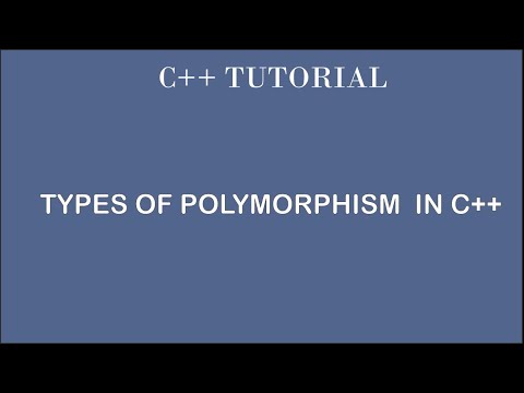 Types of Polymorphism in C++| What are its types | By Professor Pankaj Gupta | BIIT