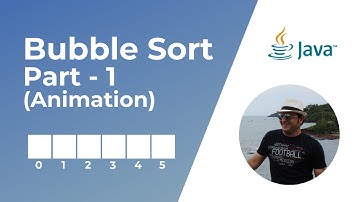 Bubble Sort in Java - Part 1 | Animation
