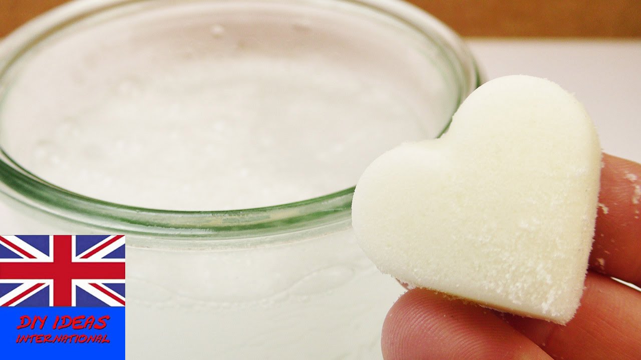 How to make heart shaped bath bombs