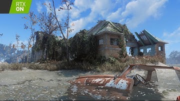 Fallout 4 Ultra Realism Graphics Showcase 4k - RTX ON