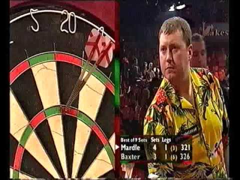 Darts World Championship 2001 Quarter Final Mardle vs Baxter