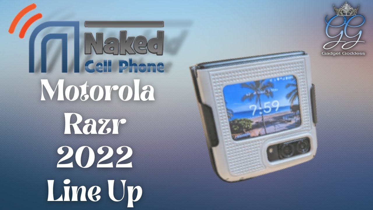 Motorola Razr 2022 Naked Cell Phone Case line up with Holsters - YouTube