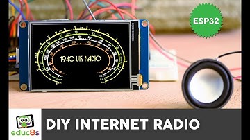 ESP32 Internet Radio project with A 3.5" Nextion Display
