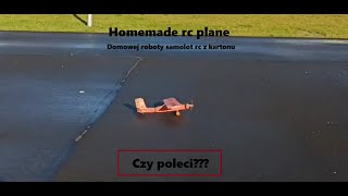 Zbudowałem Samolot Rc Z Kartonu......