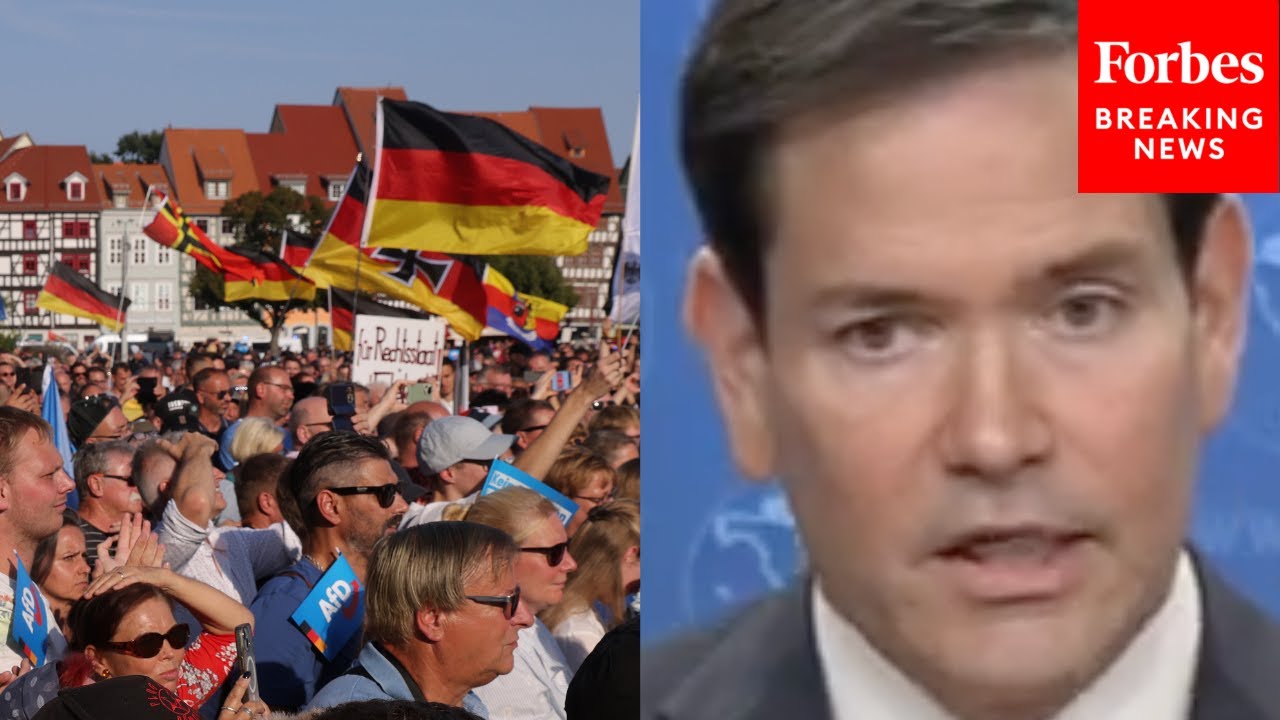 Secretary Rubio Grilled On Trump Administration Meeting With Germany's Far-Right AfD Party