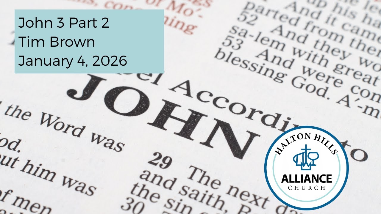 January 4, 2026| Tim Brown | John 3:1-10