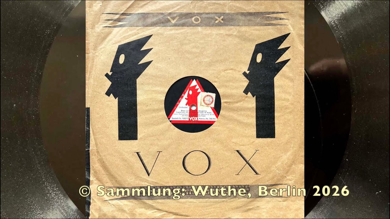 Berlin Danceband: BERNARD ETTÉ - IVAN FRANK: Das Lied vom Angeln 1926