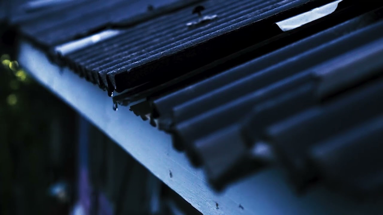 슬래이트 지붕에 쏟아지는 빗소리 ASMR 깊은수면, 불면증 해소, 스트레스 극복 꿈나라로