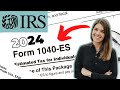 How to calculate estimated taxes - 1040-ES Explained! {Calculator Available}