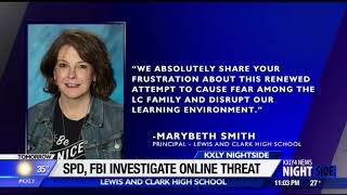 Spokane Police, FBI investigating social media threats against LC High School