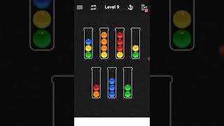 Ball sort colour water puzzle level 9 | puzzle solutions
