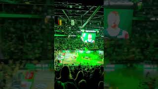 Žalgiris vs Rytas — This Is How Kaunas Welcomes Their Rivals #basketballgame #zalgiris #rytas