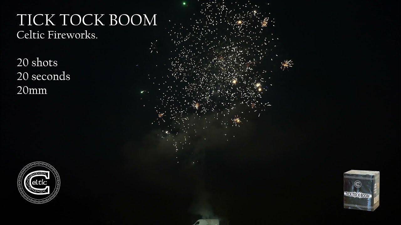 Tick Tock Boom CCR012 www.westandwalesfireworks.co.uk West & Wales