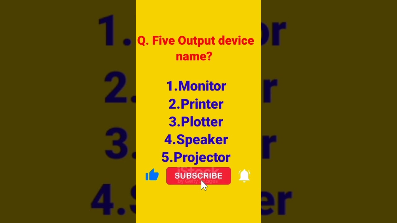 ||Five Output Device Name 