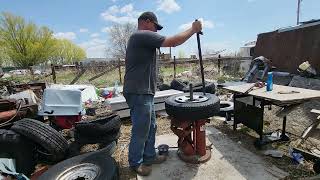 How To Use a Manual Tire Machine to Change Your Own Tires and Save Thousands!!!