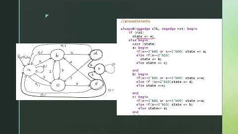 como programar en verilog, maquinas de estados.