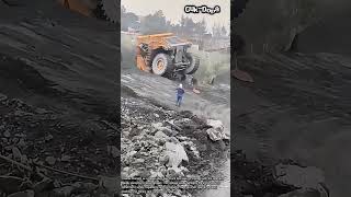 Emergency escape moment during heavy equipment operation #worker #process #mining #emergency #hazard Emergency escape moment during heavy equipment operation #worker #process #mining #emergency #hazard