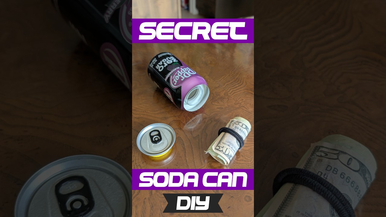Secret Soda Can -Easy DIY😁 
