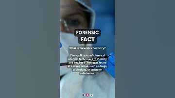 What is forensic chemistry? | #forensics #forensicscience