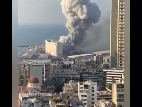 Beirut ( Lebanon ) explosion from various angle. #Beirut #prayforBeirut