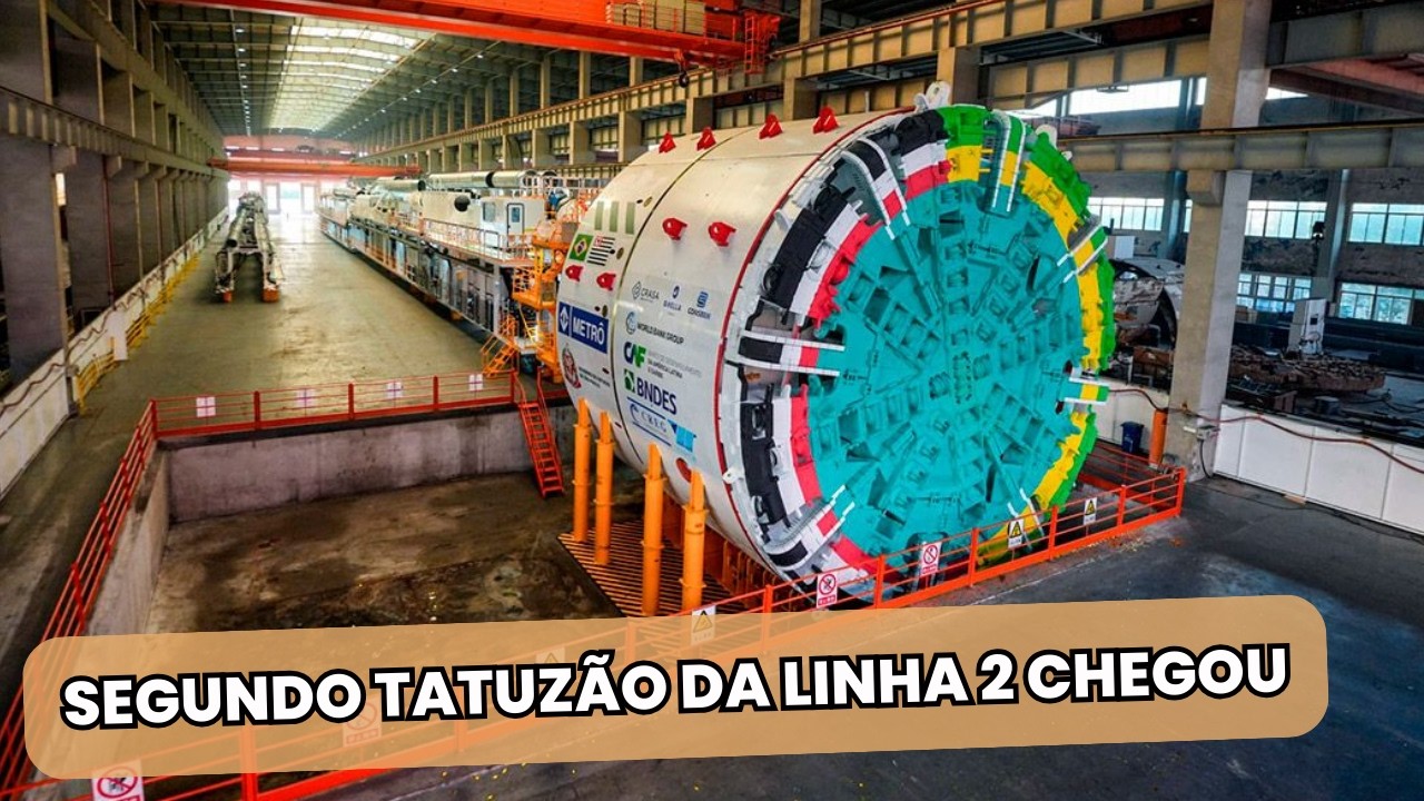 TATUZÃO DESEMBARCA NO BR PARA LEVAR O METRÔ ATÉ GUARULHOS