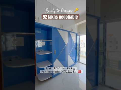 3bhk Semi Furnished Flat in Manikonda, Hyderabad. #manikondaflats #flatforsale #readytomove #home