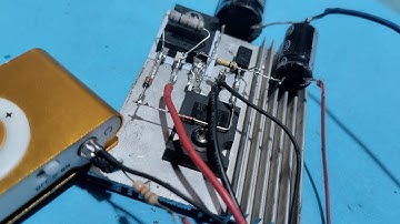 DIY Heavy Bass Amplifier.Powerfull Audio Amplifier Circuit using Transistor TIP3055 & TIP2955.dc 24v