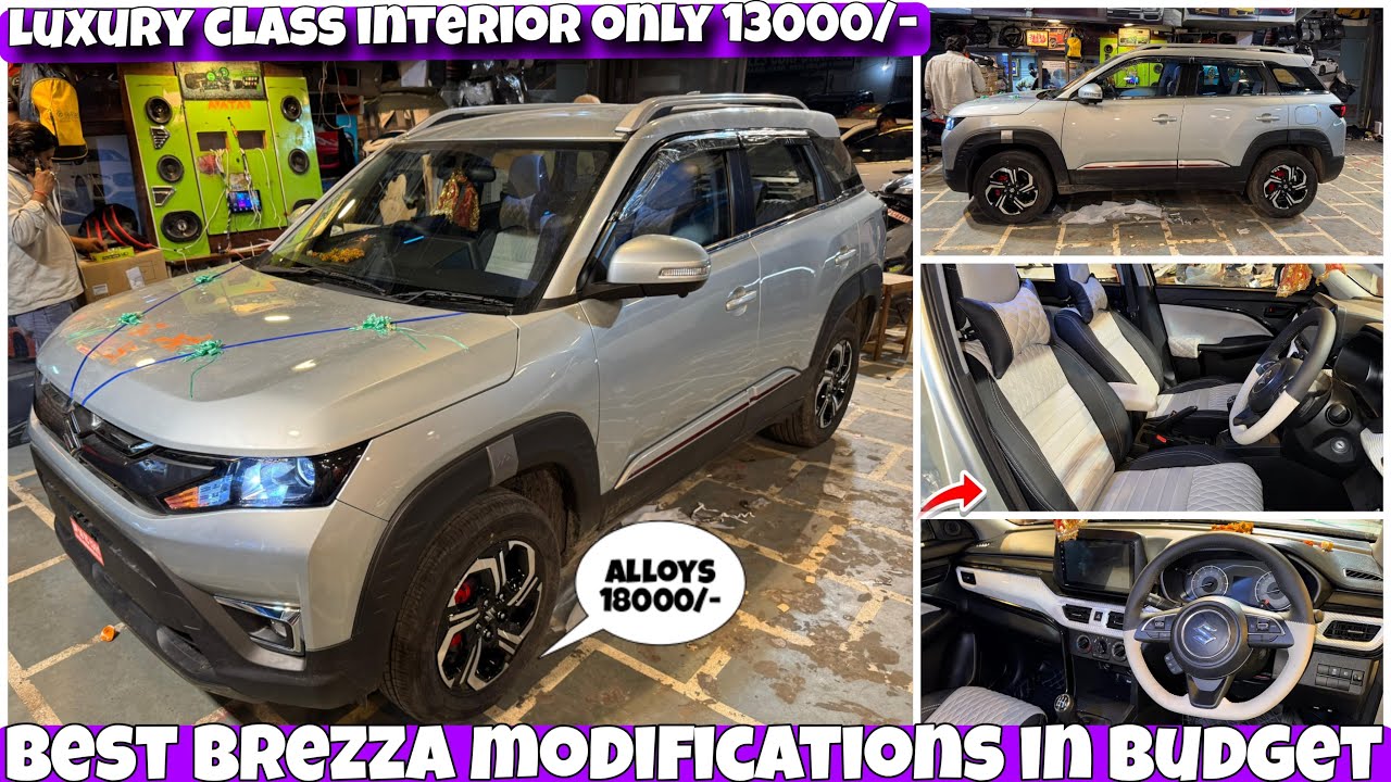 Brezza LXI Base to Top Modification With Price Brezza Base Model ...