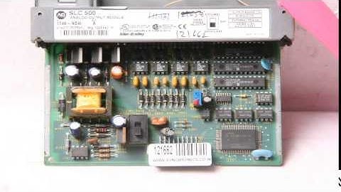 Allen Bradley - SLC500 Analog O/P Card 1746-NO4I Repaired at Synchronics