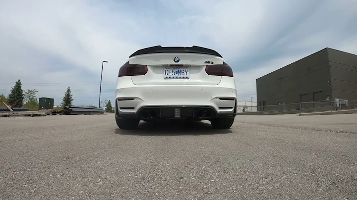 2018 F80 M3 w  VRSF Downpipes, AA Midpipe, and Dinan Rear Muffler