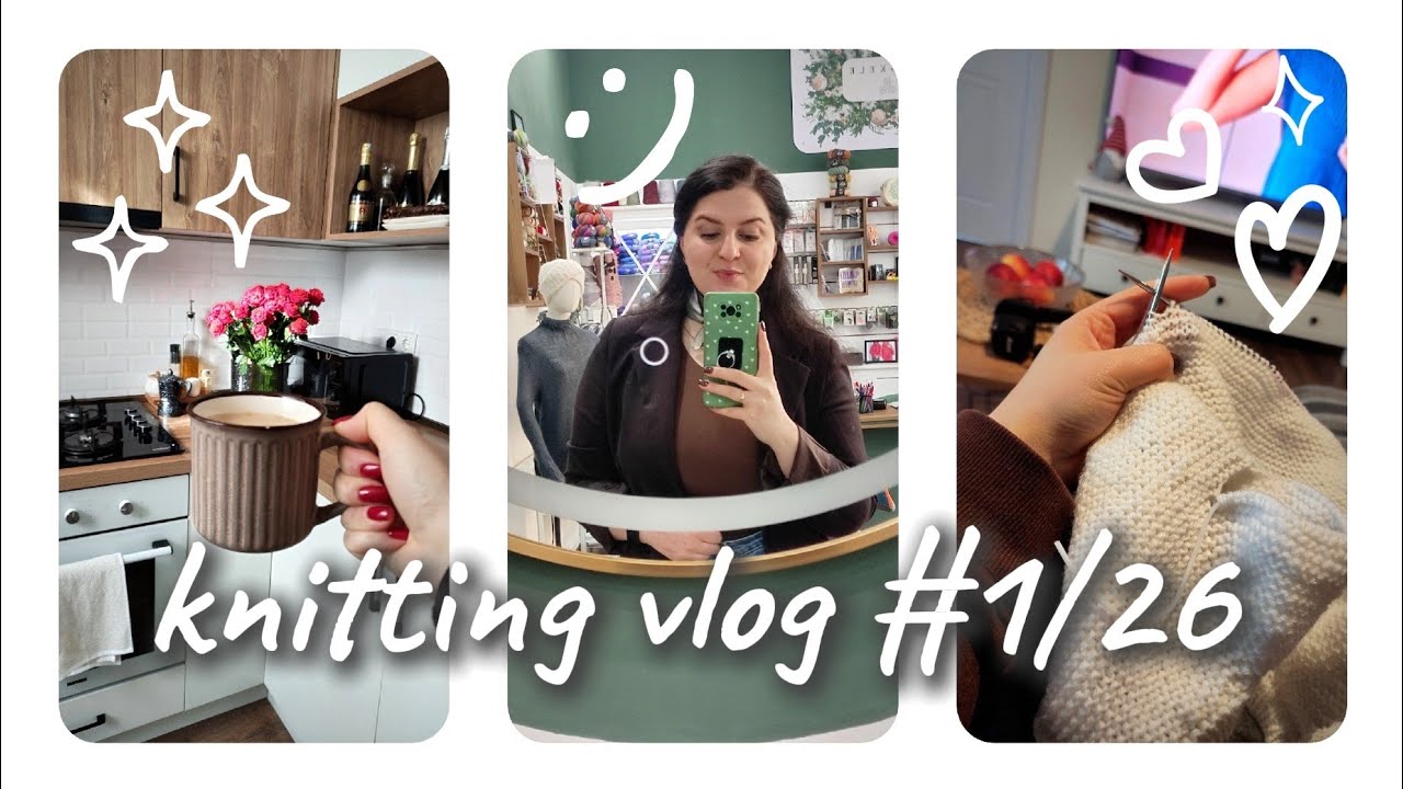 knitting vlog2026 /1 happy new year. რა მოვქსოვე 4 კვირაში ?/ დასრულებული პროექტები/ შენაძენები.