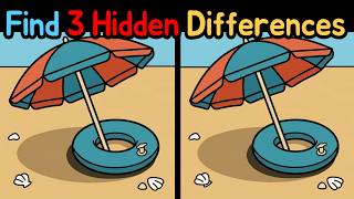 Find 3 Hidden Differences | Brain Quiz 🥑