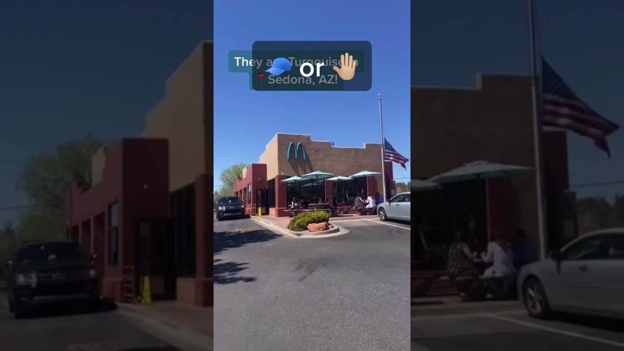 Blue McDonald’s 😲 