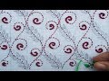 Hand embroidery nakshi katha drawing and stitching tutorial nakshi kantha crafts  embroidery