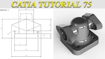 ✅💯✅ Catia Tutorial # 75 : Main Outer Part Tee Fitting | Assembly Design